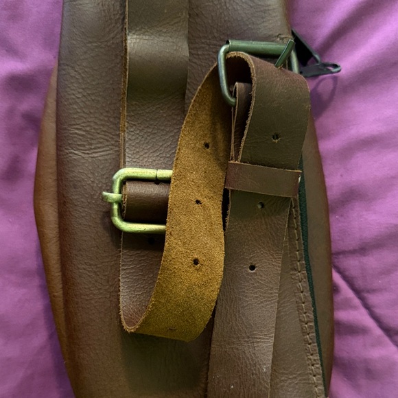 Brown Leather Women's Belt Bag - Picture 4 of 4